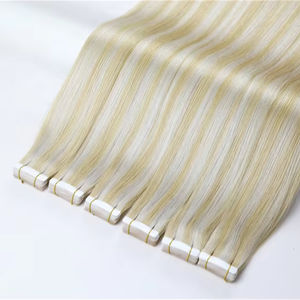 Nouveauté 2025 Super Double Drawn Extensions de cheveux à bandes de 18 à 26 pouces, installation facile, cheveux humains vierges Remy, salons professionnels - Product Image 1