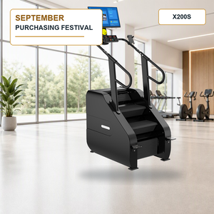 Appareil de fitness d'escalade auto-alimenté haute performance avec affichage synchronisé MND X200S pour appartement et salle de sport, équipement de fitness longue durée - Product Image 1