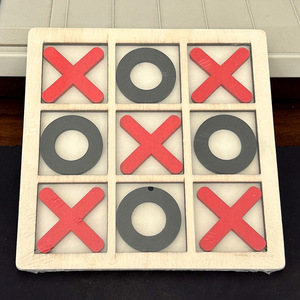 เกมไม้ XO ติ๊กตักโท สำหรับ<span class=keywords><strong>เด็ก</strong></span>อายุ 5-7 ปี <span class=keywords><strong>เด็ก</strong></span>ชายหญิง เล่นได้สองคน เสริมสร้าง<span class=keywords><strong>พัฒนาการ</strong></span>ทางสมอง การคิดเชิงตรรกะ - Product Image 5