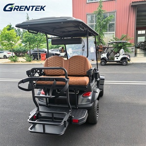 Voiturette de golf électrique professionnelle 2+2 places avec batterie au lithium, personnalisable, fabriquée en Chine pour usage privé - Product Image 5