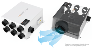 Ventilador <span class=keywords><strong>de</strong></span> Techo Inteligente para <span class=keywords><strong>Baño</strong></span> con Conexión a <span class=keywords><strong>Ducto</strong></span>, Ventilación para Inodoro, Motor DC, Extractor <span class=keywords><strong>de</strong></span> Aire <span class=keywords><strong>de</strong></span> Acero Inoxidable para <span class=keywords><strong>Baño</strong></span>, Hospital, Comedor - Product Image 3