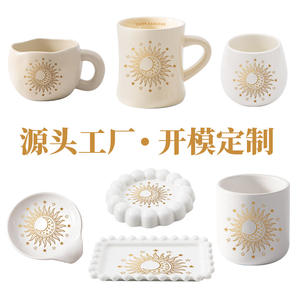 Gobelets à bougies en céramique personnalisés, vides, pour bougies parfumées, pour cadeau, décoration, usage domestique - Product Image 3