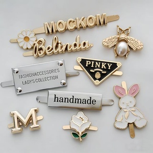 Étiquettes métalliques de haute qualité pour sacs à main, logo de marque célèbre - Product Image 2