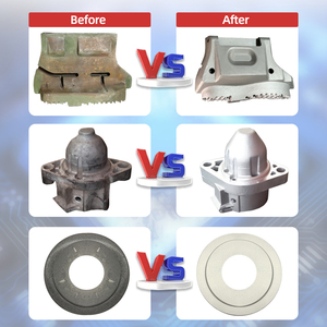 Small Manual Motor Dry Sand Blasting Machine Industrial Cabinet for Burnishing Part Restoration Cleaning - Product Image 4