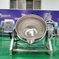 Chaudière industrielle à double enveloppe en acier inoxydable 380V, marque JinChin, à prix d'usine, pour cuisson industrielle