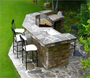 Kejia Barato Barbacoa Isla Cocina al aire libre Parrilla Personalizada Cocina completa Acero inoxidable Armarios de cocina al aire libre - Product Image 3