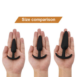 Tapón anal de silicona, paquete de 3 tapones <span class=keywords><strong>anales</strong></span>, juego de entrenamiento <span class=keywords><strong>para</strong></span> <span class=keywords><strong>principiantes</strong></span>, usuarios avanzados con base acampanada, <span class=keywords><strong>Juguetes</strong></span> sexuales de próstata en forma de T - Product Image 3