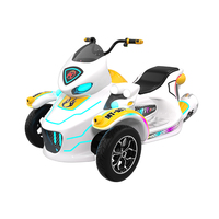 Vente en gros de moto Outrider en fibre de verre pour enfants avec fonction bulle et pistolet de tir pour terrains de jeux commerciaux