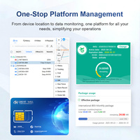Carte SIM M2M mondiale 2G 3G 4G LTE/Cat1, carte SIM de données en itinérance mondiale pour GPS Tracker, Dashcam, portable, 50% de réduction