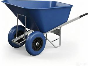 WB9600-<span class=keywords><strong>2</strong></span> Prix d'usine <span class=keywords><strong>Brouette</strong></span> à <span class=keywords><strong>roues</strong></span> pour travaux commerciaux, de construction et agricoles à vendre - Product Image 3