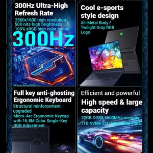 Laptop Mechrevo Canglong16 X Pro 2025 Nueva con RTX 5070 Ti, Ryzen 9 9955HX, Pantalla de 2.5K y 300Hz para Juegos - Product Image 2