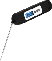 Termometer makanan elektronik, alat pengukur suhu Oven elektronik untuk memasak memanggang susu daging, lipat Digital T11