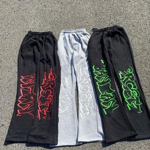 กางเกงวอร์มขายาวของผู้ชายผ้าโพลีเอสเตอร์100% ลายนูน3D ออกแบบได้ตามต้องการ - Product Image 3