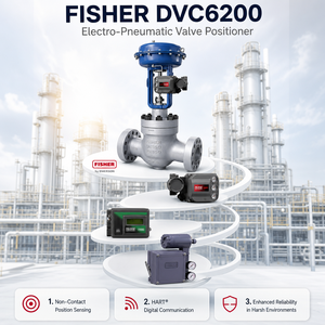 Controlador Digital Fisher FIELDVUE DVC6200, Alta Precisión del 1%, Automatización de Procesos - Product Image 1