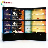 Meubles commerciaux, vitrines de magasin de bijoux, présentoirs de vente au détail, vitrines personnalisées en verre et en bois pour magasin de bijoux