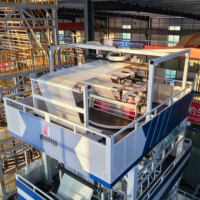 Machine de soufflage de film co-extrudé 3 couches ABC pour films PE/HDPE/LDPE