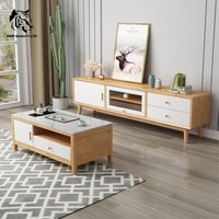 Meuble TV en bois moderne, fabriqué en usine, prix abordable, personnalisable, écologique, avec rangement, prêt à être expédié, pour la maison, le salon, l'hôtel