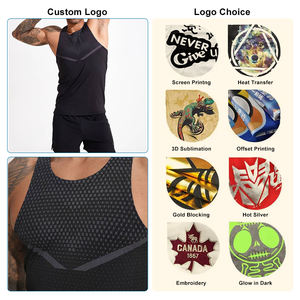 Camiseta Deportiva de Alta Calidad 100% Poliéster para Hombre, Secado Rápido, Transpirable, para Correr, Fitness, Gimnasio - Product Image 5