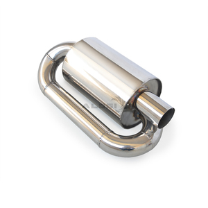 Universal S-type Back Pressure Exhaust Universal S-drum Resonator Universal S-type <strong>Muffler</strong> - Product Image 1