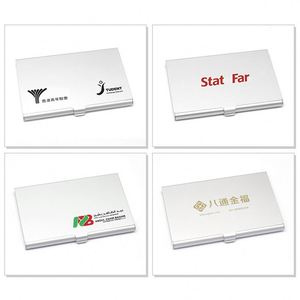 Siy1841 Wholesale Multicolour Aluminum Square <b>Metal</b> Business Credit Aluminium Card Holder - Product Image 6