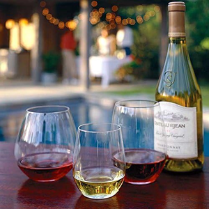 Unbreakable Wine Glass Tumblers Reusable Shatterproof Wine Tumblers <b>Plastic</b> Stemless Wine Glass - Product Image 3