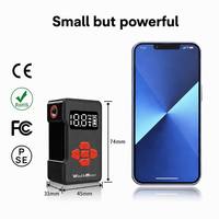 Mini Bomba Eléctrica Recargable Vlo 130PSI, Inflador de Neumáticos Inteligente Portátil para Viajes Nocturnos por Carretera