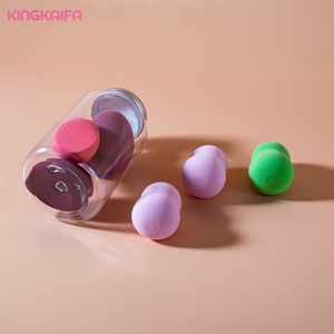 Tốt nhất bán thấp moq đầy màu sắc xách tay Polyurethane mỹ phẩm Puff <span class=keywords><strong>Latex</strong></span> miễn phí chất lượng cao vẻ đẹp dễ thương bọt biển Puff trang điểm - Product Image 4