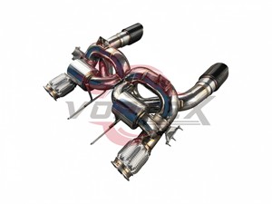 Escape Trasero Vortex de Acero Inoxidable con Acabado Espejo y Válvulas para McLaren 720S 4.0T V8, con Doble Salida de Fibra de Carbono - Product Image 6