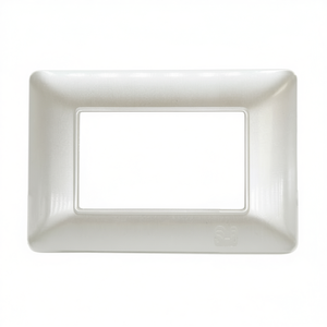 Pearl White <b>Plate</b> 3-Seater Compatible With <b>Wall</b> Switches - Product Image 2