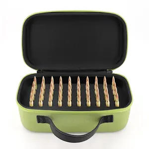 OEM ODM-caja de transporte de munición para exteriores, estuche de EVA táctico impermeable con cremallera, balas de 9mm, OBM