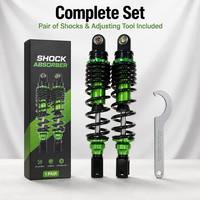 Nuevo Amortiguador Hidráulico Trasero Integrado para Motocicleta Eléctrica, de Acero Inoxidable Endurecido, Ajustable, Rojo/Azul/Negro