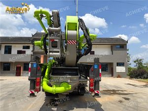 รถปั๊มคอนกรีตดีเซล Zoomlion 70X-6RZ รุ่นปรับปรุงใหม่สมรรถนะสูงสำหรับขาย เครื่องจักรซีเมนต์มือสองที่เชื่อถือได้จากจีน - Product Image 3