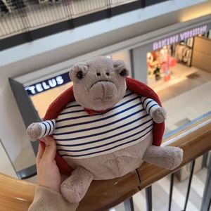 Jellycat Nuovo Timmy Turtle con Outfit Romantico, Peluche Corto, Regalo per 14+ Anni, San Valentino, Nuovo Arrivo - Product Image 4