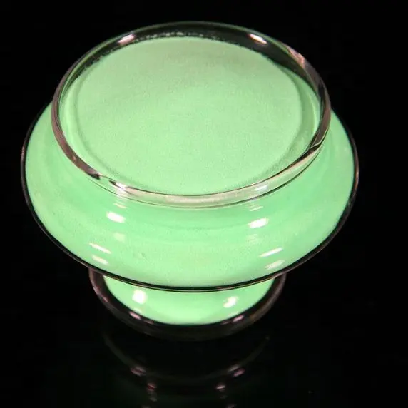 Strontium Aluminate Powder/Glow In The Dark Powder Of Body Color Is Green, Glowing Color Is Yellow-green