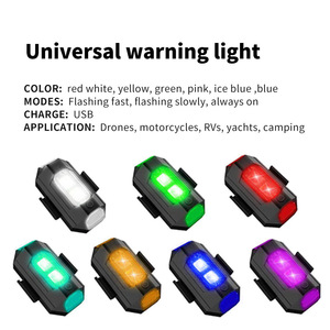 Nuova Luce Stroboscopica LED Ricaricabile con Telecomando Wireless a <span class=keywords><strong>7</strong></span> Colori, Ricarica USB, Faro di Emergenza 12V per Auto e Moto - Product Image 2