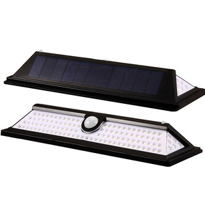 Solar Wall Lamp 118 <b>LED</b> Long <b>Strip</b> Outdoor Garden Light <b>Motion</b> <b>Sensor</b> Polycarbonate Diffuser - Product Image 3