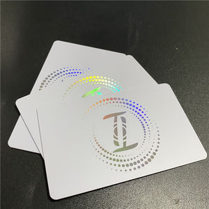 Tarjetas NFC Personalizadas con Certificación ISO, 13.56MHz, Patrón de Holograma, Resistentes al Agua, para Control de Acceso de Huéspedes en Hoteles de Lujo y Empresas - Product Image 1