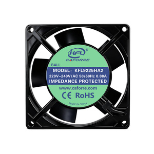 कस्टम मौन धातु 92x92x25 मिमी 9 सेमी 220 वी 0.14 ए एक एक्सियल कूलिंग फैन रेडियल प्रशंसक, ऑडियो एम्पलीफायर, मेडिकल डिवाइस - Product Image 1