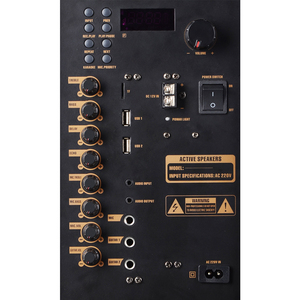 15 inch sân khấu chuyên nghiệp hoạt động PA loa với microphone <span class=keywords><strong>Powered</strong></span> <span class=keywords><strong>3</strong></span>-cách loa chuyên nghiệp - Product Image 4