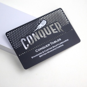 Tarjeta Metálica OEM/ODM Personalizada de Alta Calidad, Lujosa, Hueca y Grabada, de Acero Inoxidable NFC, Dorada, para Negocios - Product Image 4