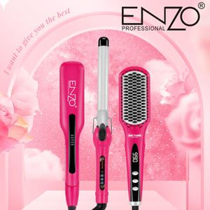 ENZO-<span class=keywords><strong>Cepillo</strong></span> alisador <span class=keywords><strong>de</strong></span> pelo <span class=keywords><strong>de</strong></span> estilo profesional, plancha plana, plancha alisadora, pinzas para <span class=keywords><strong>planchar</strong></span>, rizador <span class=keywords><strong>de</strong></span> pelo - Product Image 4
