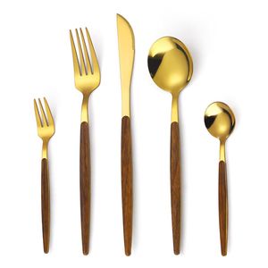 Juego de Cubiertos de Acero Inoxidable con Diseño Elegante, Cuchara, Cuchillo y Tenedor con Mango Largo y Grueso - Product Image 4