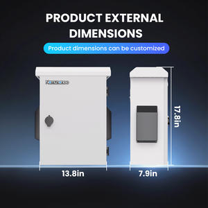 Boîtier électrique extérieur Namunanee avec thermostat et <span class=keywords><strong>ventilateur</strong></span>, en acier laminé à <span class=keywords><strong>froid</strong></span>, boîtier électronique en métal, poutre arrière en alliage d'aluminium - Product Image 5
