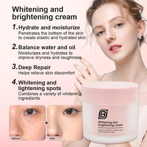 OEM/Private Label 50ml Niacinamide Crème éclaircissante et blanchissante <span class=keywords><strong>pour</strong></span> le visage cible <span class=keywords><strong>les</strong></span> <span class=keywords><strong>taches</strong></span> brunes et <span class=keywords><strong>les</strong></span> cicatrices d'acné au teint terne - Product Image 4