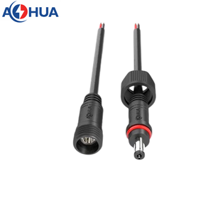 M14 водонепроницаемый кабельный коннектор <span class=keywords><strong>2</strong></span>-контактный Электрический светодиодный гнездовой 5521 5525 DC Коннектор резьбовой круговой коннектор - Product Image 3