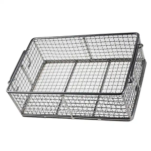 Solda 304 316 316L aço inoxidável tecido malha de arame esterilização/limpeza cesta Instrumento cirúrgico desinfecção cesta - Product Image 3