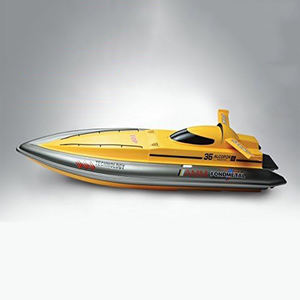 Bateau de course électrique RC à télécommande radio 4 canaux Majesty 800S haute performance de 32 pouces, fonction de suivi automatique, retour automatique, batteries - Product Image 5