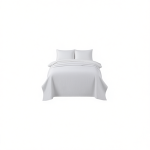 Db Reversible <b>Bedspread</b> <b>Set</b> White Twin Size Polyester 3D Printed Home Decorative Use - Product Image 1