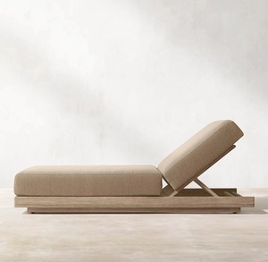 Moderne, élégant et confortable, chaises longues en bois massif, piscine <span class=keywords><strong>de</strong></span> <span class=keywords><strong>jardin</strong></span>, loisirs, mobilier d'extérieur en <span class=keywords><strong>teck</strong></span> - Product Image 2