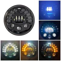 Co light-phares LED à faisceau haut/bas de 7 pouces, ronds, œil d'ange, JK, accessoires de voiture, phares en Halo, DRL, pour Wrangler, 65W, nouveau